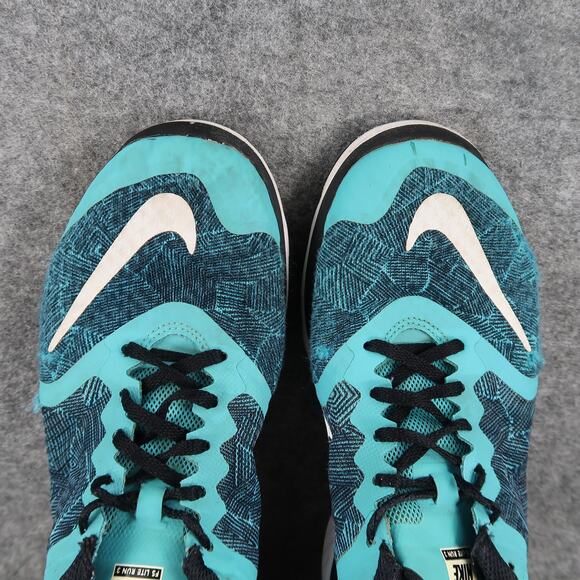 Nike Shoes Womens 8.5 Athletic Trainer FS Lite Run 3 Running Sneaker Sport Blue - Picture 7 of 12